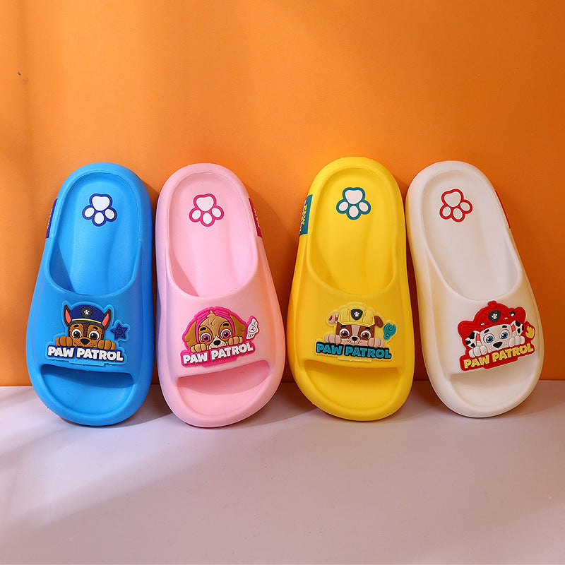 2022 New Slippers for Children Slippers Boys Summer Baby Girls Home Indoor Non-slip Sandals Bark Team