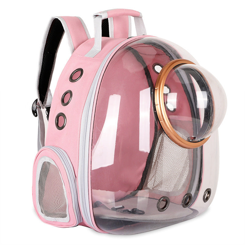 Pet bag new style fashion trend leisure style simple pet backpack large capacity space capsule breathable cat bag