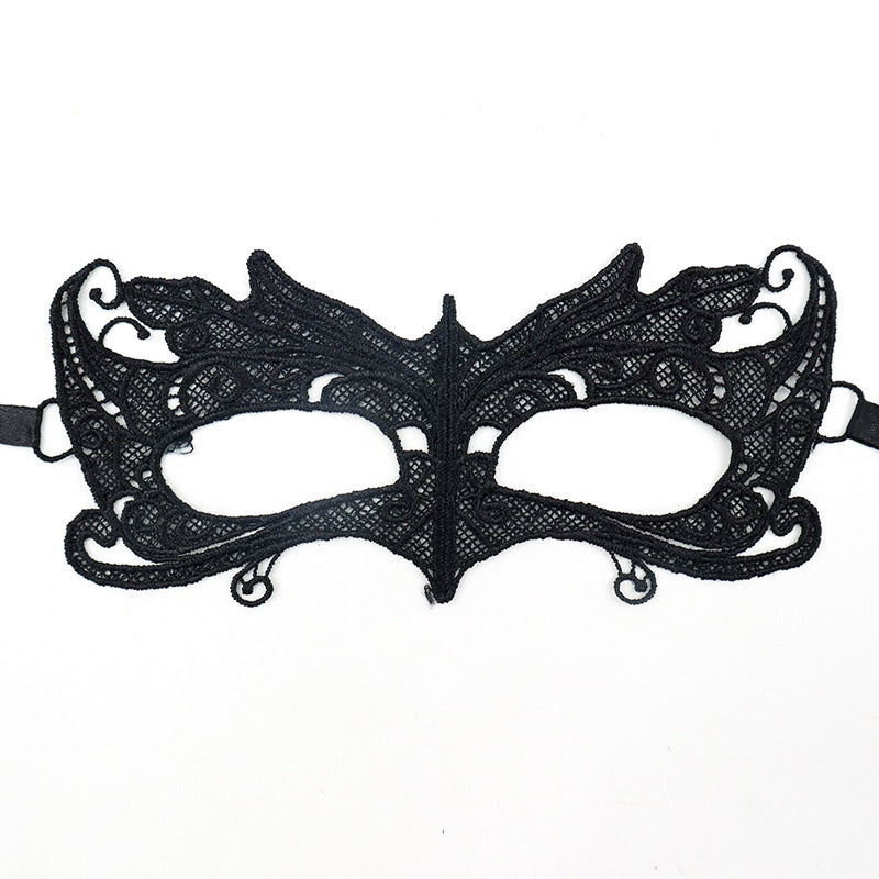 Cross-border exclusive masquerade party lace mask Christmas Halloween fun unshaped eye mask supplies