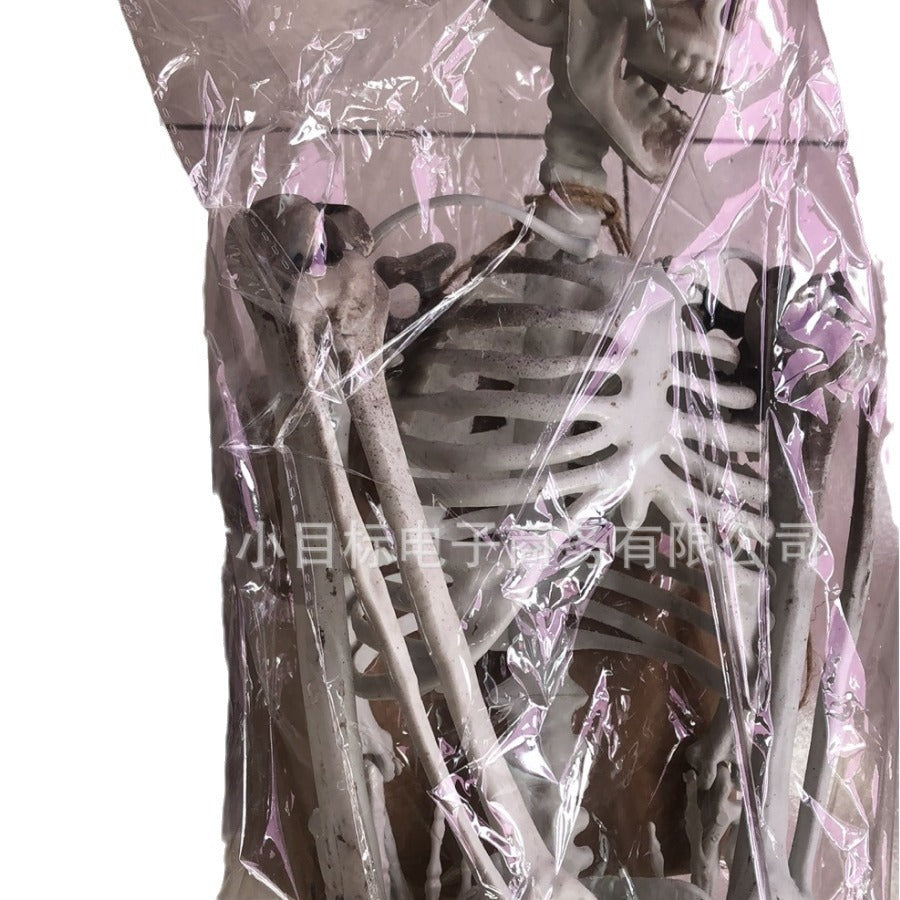 Cross-border Halloween haunted house props human skeleton mummy skeleton skeleton skeleton secret room skeleton bone decoration