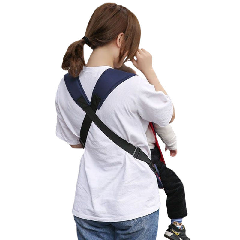 Summer breathable baby carrier traditional four-claw simple and light double-shoulder face forward back anti-leg