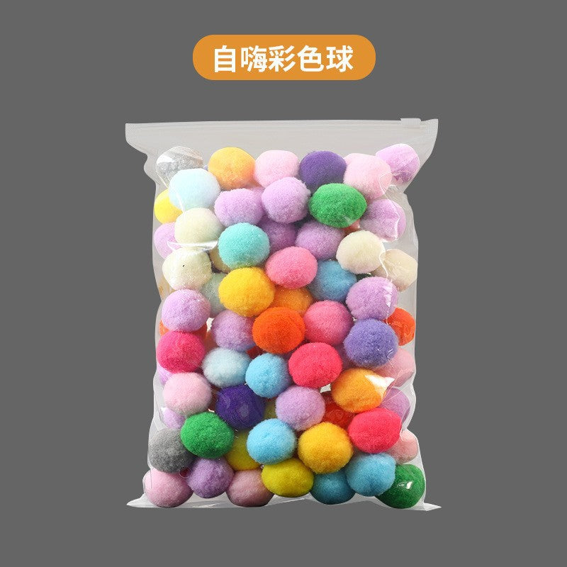 Cross-border new pet barking ball can make a sound self-healing cat toy ball amusing cat stick catnip gravity barking ball