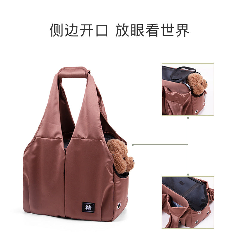 Cat bag for going out, portable pet bag, messenger bag, pet bag, large capacity, cat backpack, dog bag for going out