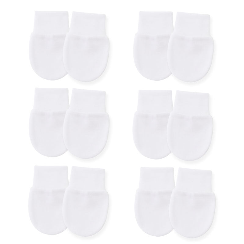 2023 Spring, Summer and Autumn Thin Newborn Anti-scratch Gloves Baby Anti-scratch Face Comfortable Breathable Newborn Baby Protective Gloves