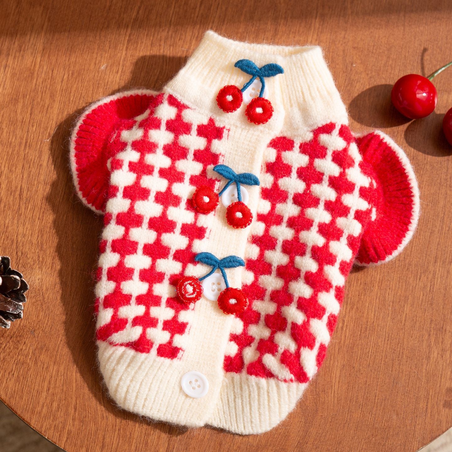 Autumn and winter joint cat clothes thick warm pullover sweater Teddy dog two-legged clothes pet clothes