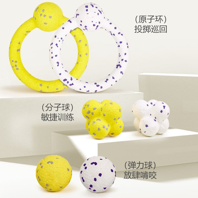 FOFOS Two Fuli Dog Toy Balls Bite-resistant Teething Toys Border Collie Golden Retriever Corgi Large Dog Pet Ball