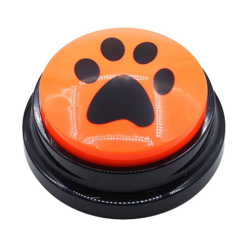 Pet communication button dog sound box training talking toy recording sounder squeeze box voice