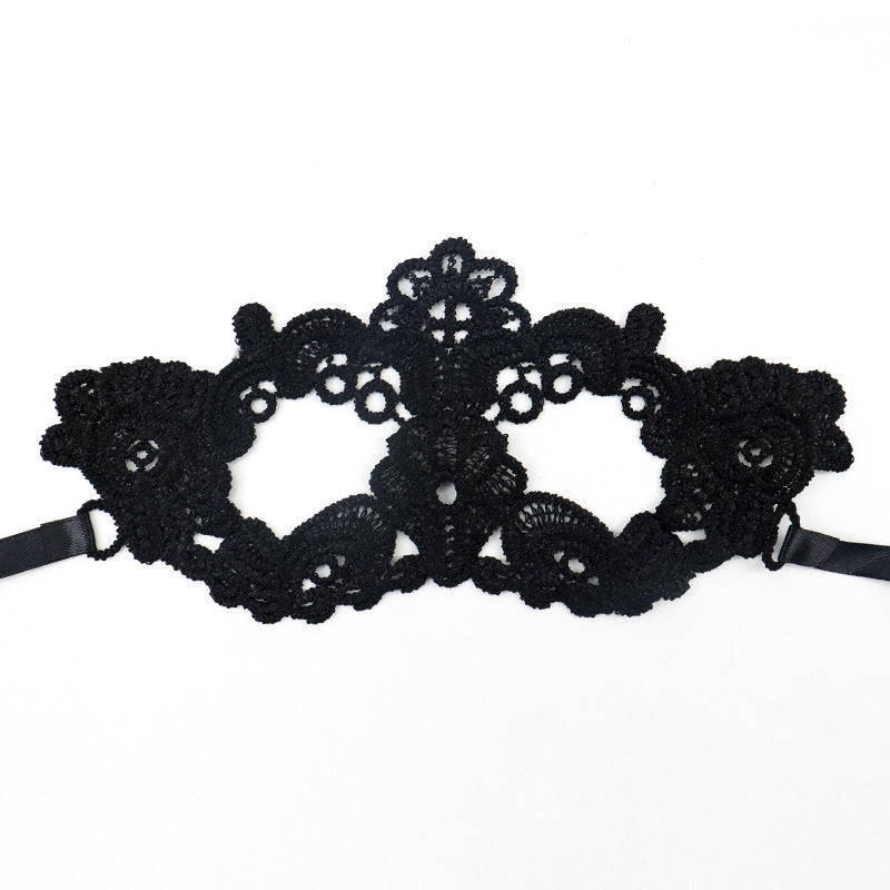 Cross-border exclusive masquerade party lace mask Christmas Halloween fun unshaped eye mask supplies