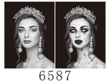 Anime 2D mobile phone stickers modern 3D mini mobile phone stickers refrigerator 3D decorative stickers Halloween creative stickers