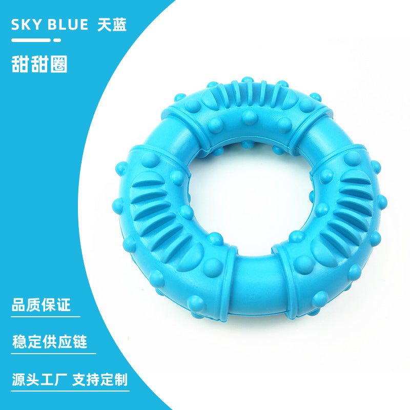 Amazon's hot-selling rubber sounding football high-quality pet ball molar chew-resistant dog toy ball