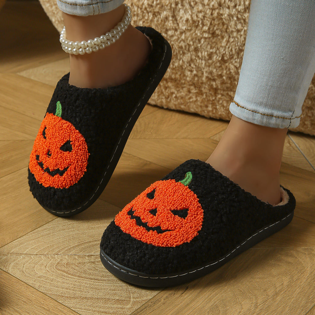 Factory direct supply cross-border Halloween cotton slippers home cartoon cotton slippers home slippers room household slippers wholesale