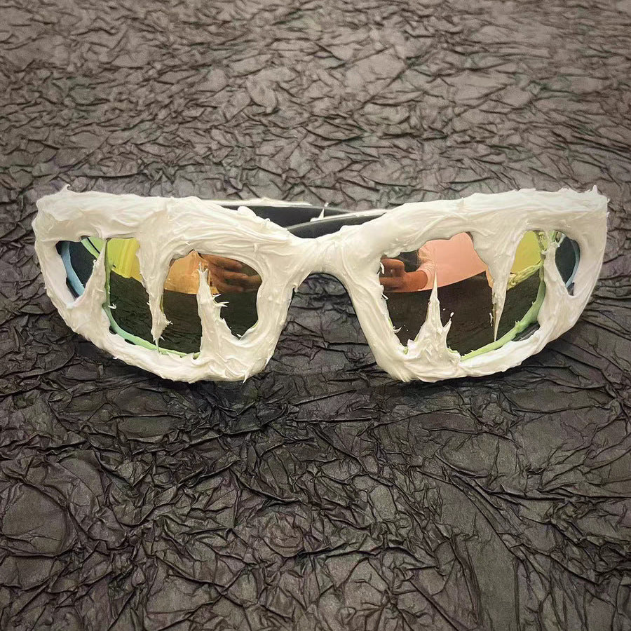 2024 Cross-border Popular Halloween American Dark Abigail Epoxy Sunglasses