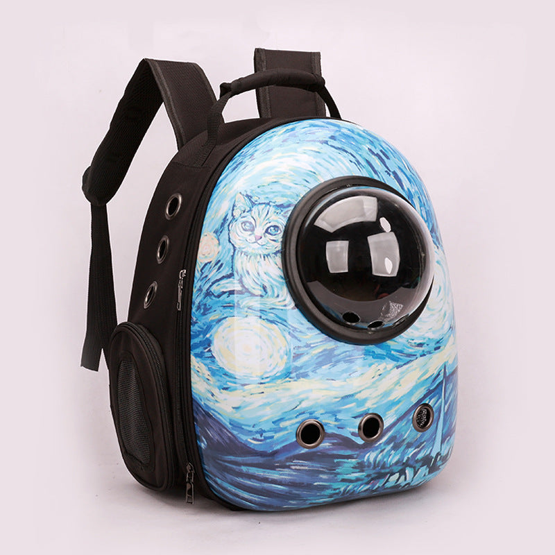 Manufacturers supply cat bag space capsule pet bag cat bag outing dog bag portable breathable cat supplies delivery