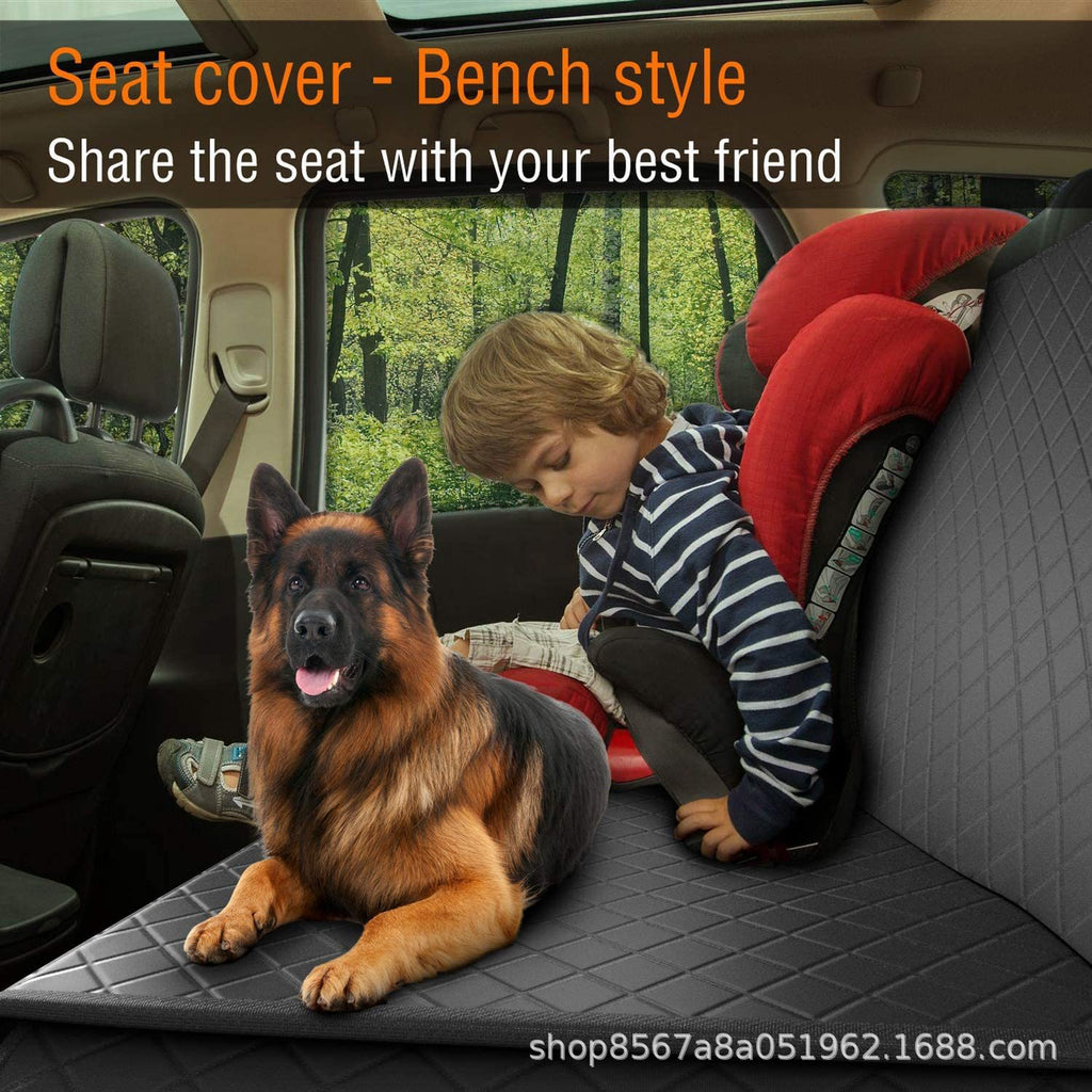 Amazon car dog mat car pet mat rear new pet car mat back seat cushion thick waterproof
