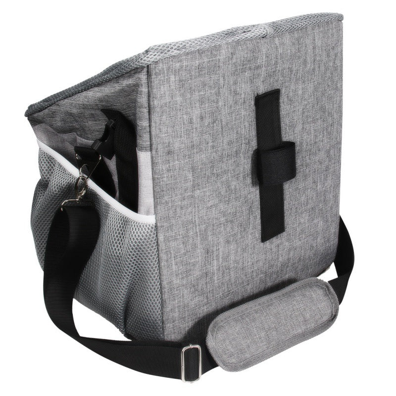 Pet bag bicycle basket pet bag portable pet bag bicycle head basket pet electric vehicle frame supplies