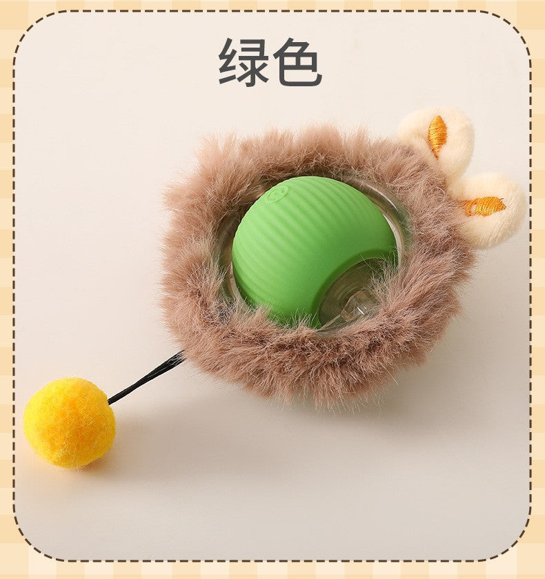 Cross-border new products Cat toy hunting cover cat toy self-entertainment hiding cover pet electric toy ball