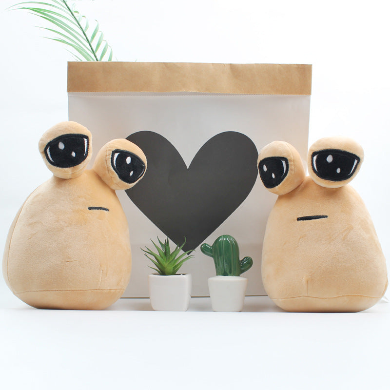 Cross-border new product My Pet Alien Plush Toy Doll Peripheral Doll Pou Plush Doll can be shipped on behalf of others