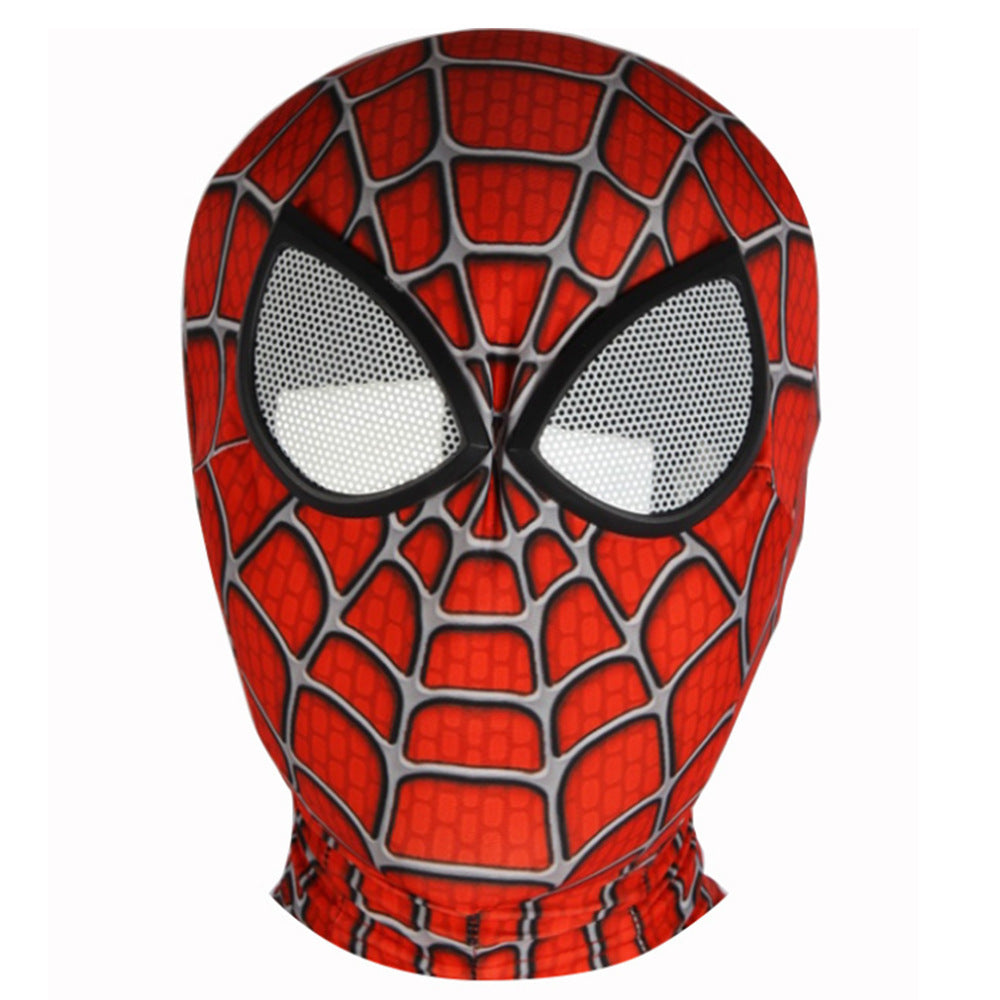 Halloween performance stage headgear children adult expedition steel anime glasses tights spiderman face mask