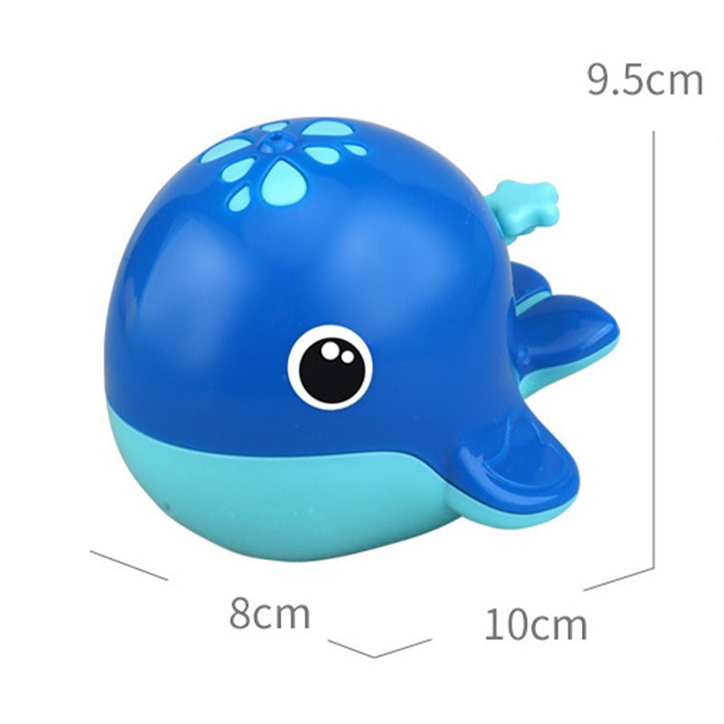 Douyin hot selling children's bathroom water swimming little penguin crab chain cool swim baby bath water toys