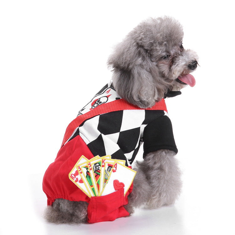 Popular dog Halloween costume funny costume holiday celebration high-strength Velcro anti-wrinkle pet clothing