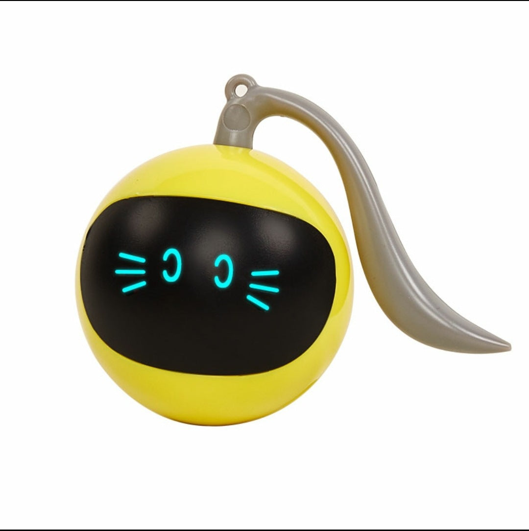 Cat Toy Electric Cat Ball Rechargeable Pet Magic Ball Automatic Intelligent Cat Teasing Stick Self-entertainment Kitten Toy