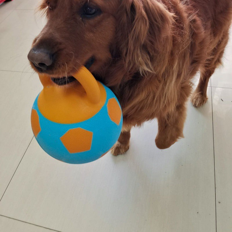 ee4 pet dog toy ball bite-resistant large dog border collie golden retriever rubber elastic training small, medium and large dog special ring