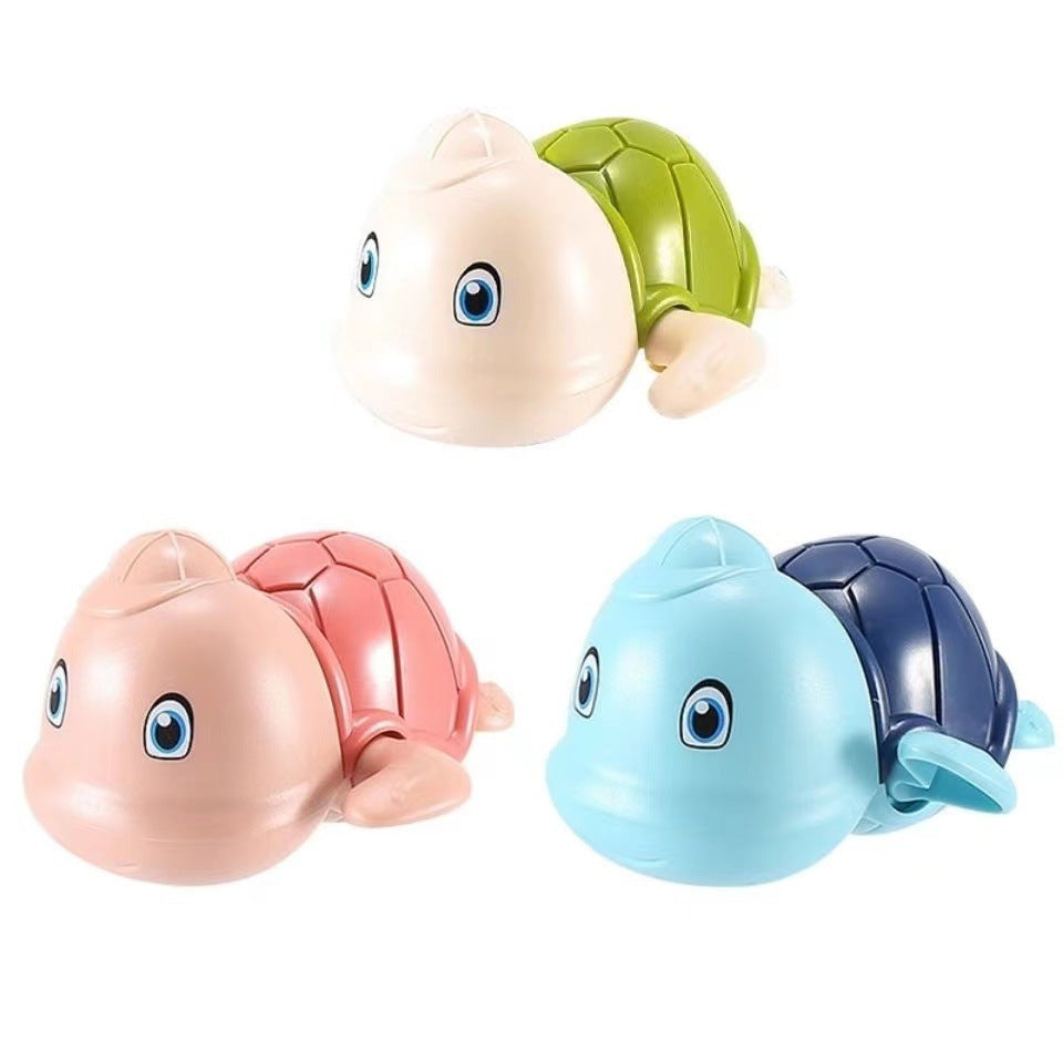 Cross-border baby bathing and playing in the water mini turtle, dolphin, duck, children bathing and swimming frog toy 66