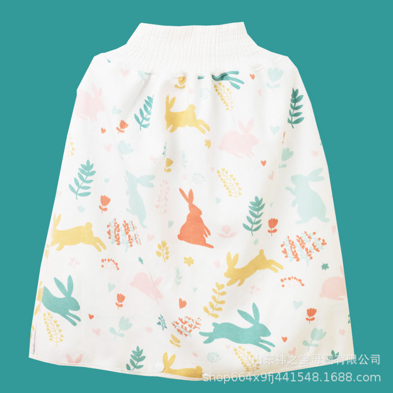 Baby diaper skirt baby waterproof washable male and female newborn waterproof bedwetting diaper pad children's training pants