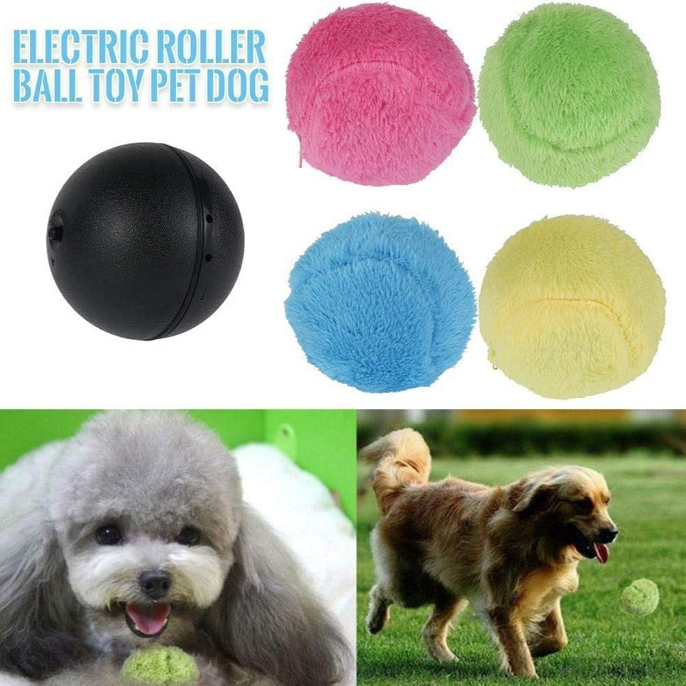 Cross-border dog and cat magic automatic rolling ball pet interactive fun ball cat bouncy ball teething toy