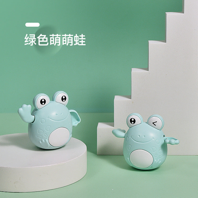 Douyin hot selling children's bathroom water swimming little penguin crab chain cool swim baby bath water toys