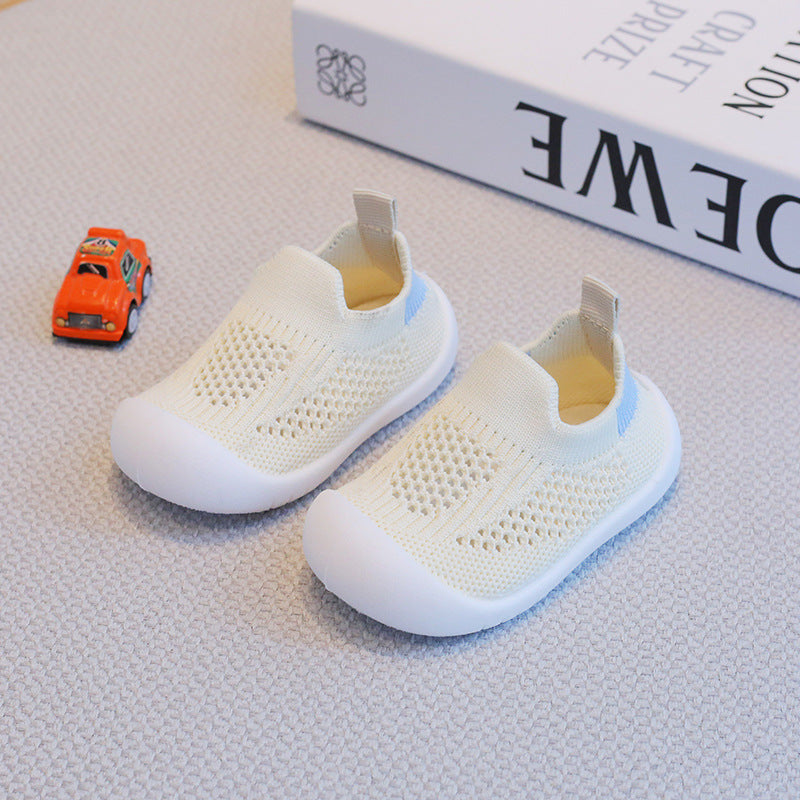 Foreign trade cross-border soft sole baby toddler shoes breathable mesh socks shoes one-step 1-3 years old baby toddler shoes summer