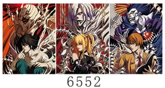 Anime 2D mobile phone stickers modern 3D mini mobile phone stickers refrigerator 3D decorative stickers Halloween creative stickers