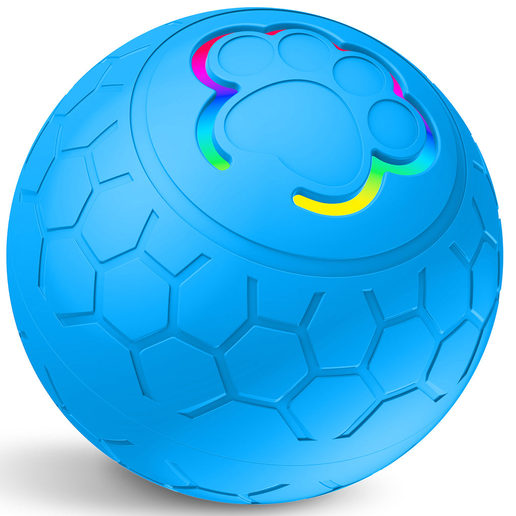 Cross-border hot-selling bite-resistant silicone pet gravity smart rolling ball to amuse cats and dogs to relieve boredom toy ball electric jumping ball