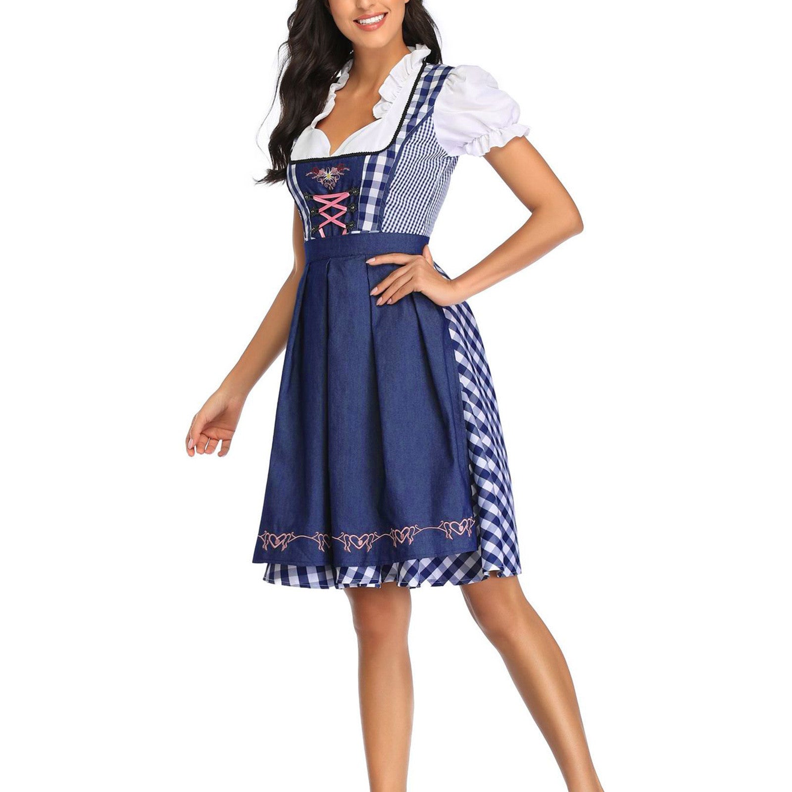New German Munich Beer Wear Women's Halloween Oktoberfest Dress Shaping Stage Costume Maid Costume