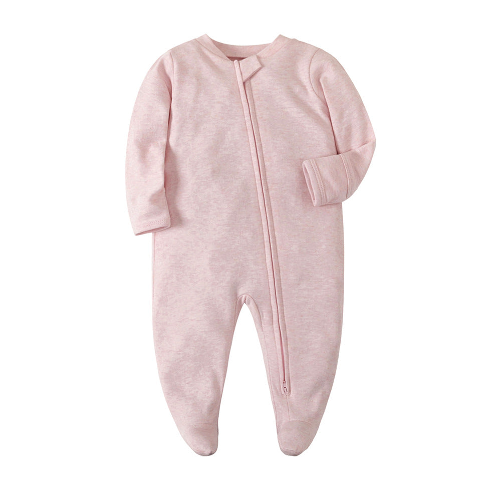Manufacturers wholesale baby jumpsuits with feet and rompers for newborns jumpsuits with farts romper spring and autumn pajamas baby clothes