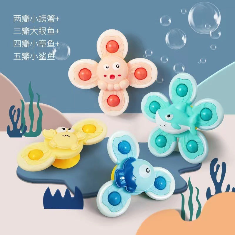 Douyin hot selling children's bathroom water swimming little penguin crab chain cool swim baby bath water toys