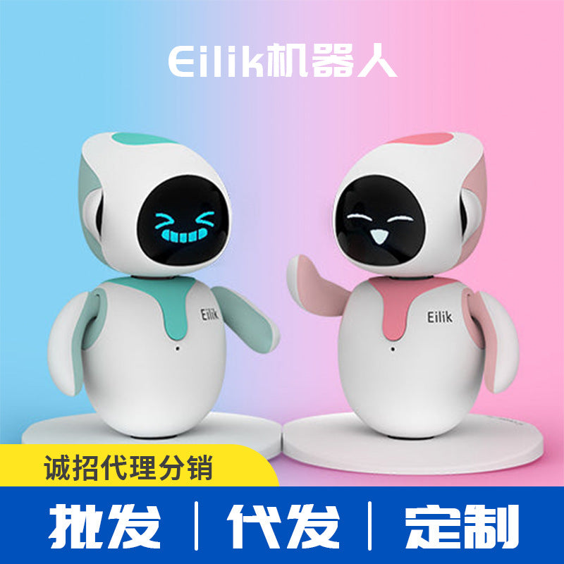 eilik robot AI artificial intelligence dialogue interactive companion emo desktop electronic pet smart toy cross-border