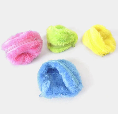 Export genuine factory fur ball sweeping robot automatic vacuum cleaner plush electric pet ball toy new