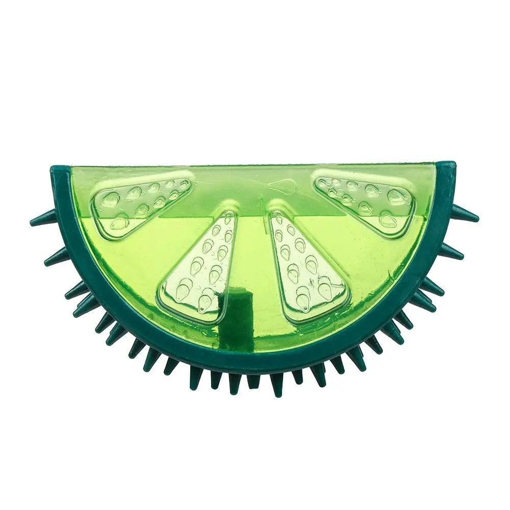 Pet Toys Dog Teething Sound Toys Pet Watermelon Pineapple TPR Anti-Bite Fruit Frozen Dog Toy