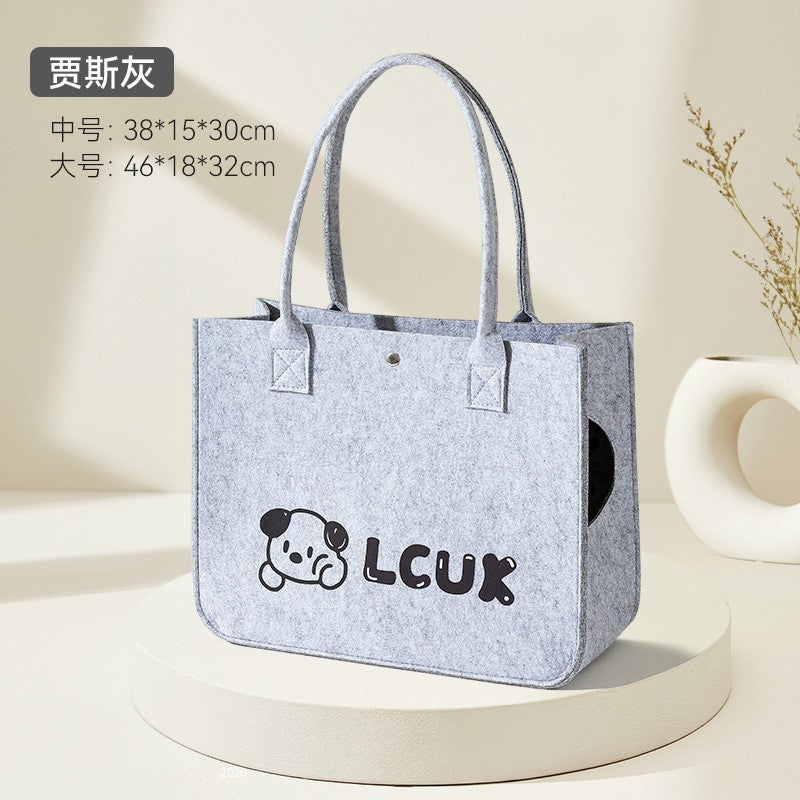 Small bee animal shape pet going out bag with exposed head shoulder bag for kittens and dogs portable cat bag pet backpack