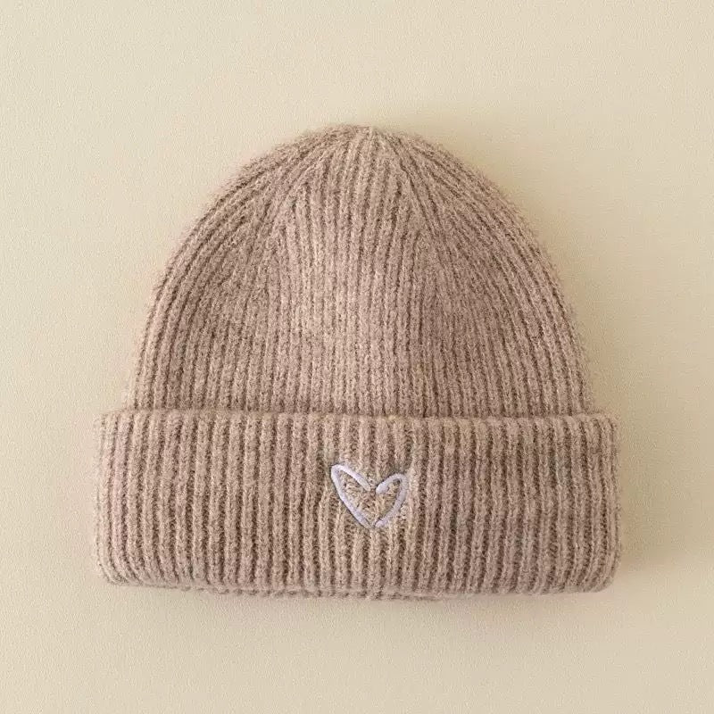 Two-piece children's hat scarf autumn and winter Korean style knitted hat baby warm wool hat boys and girls pullover hat