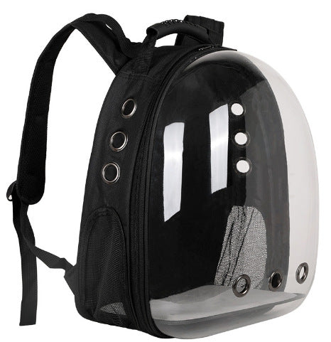 Cross-border pet bag new transparent pet backpack breathable wear-resistant small dog backpack out cat backpack