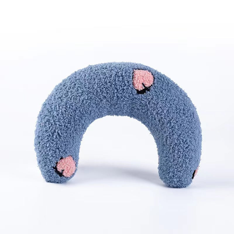 Cat toy small pet U-shaped cervical vertebra protection pillow deep sleep dog and cat pillow pet supplies wholesale