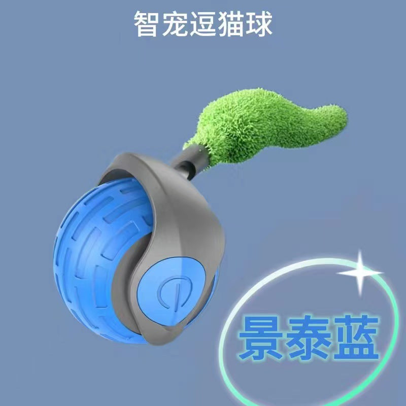 New cat and dog pet toy ball, self-entertainment and fun cat ball, chew-resistant cat chasing toy artifact