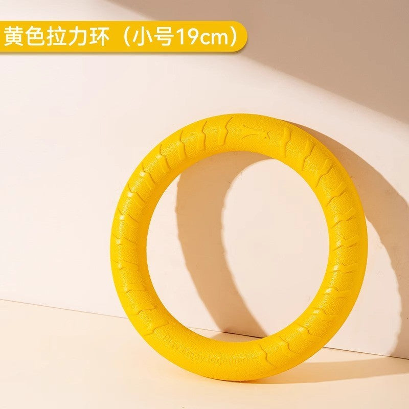 Dog plush sound frisbee toy interactive self-entertainment boredom grinding teeth resistant pet training Corgi Teddy