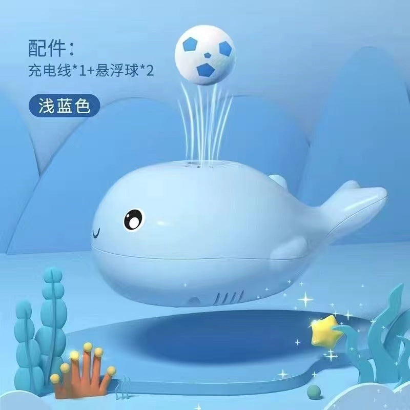 Suspended ball cat toy self-entertainment whale suspended ball electric cat toy stick to consume physical energy pet supplies