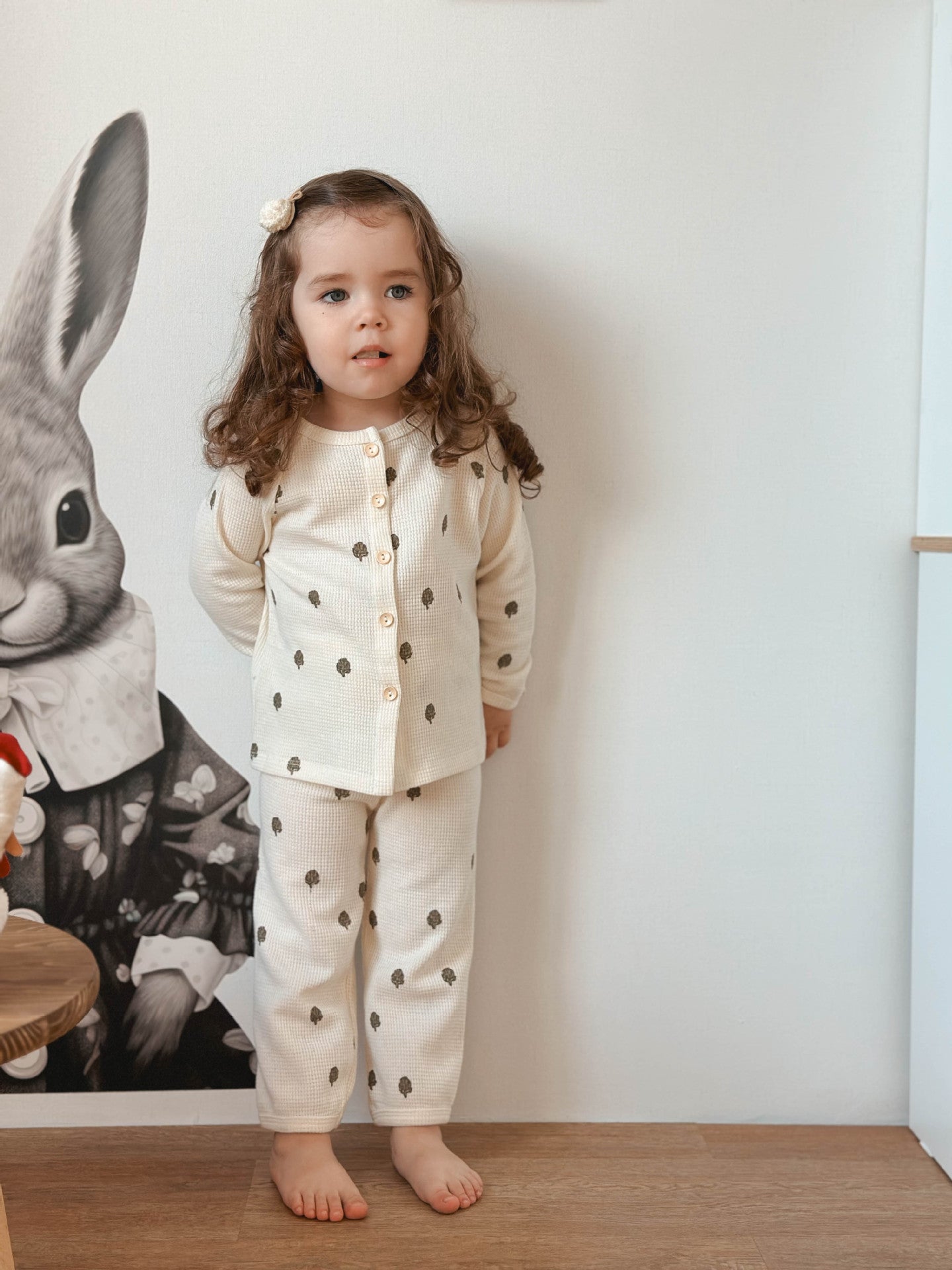 Children's pajamas home clothes suits children's clothing type a cotton girls baby baby clothes boys baby boy long autumn