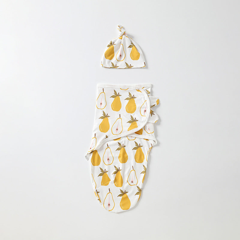 Baby swaddle thin baby blanket newborn hooded suit brushed cloth blanket summer and autumn cross-border