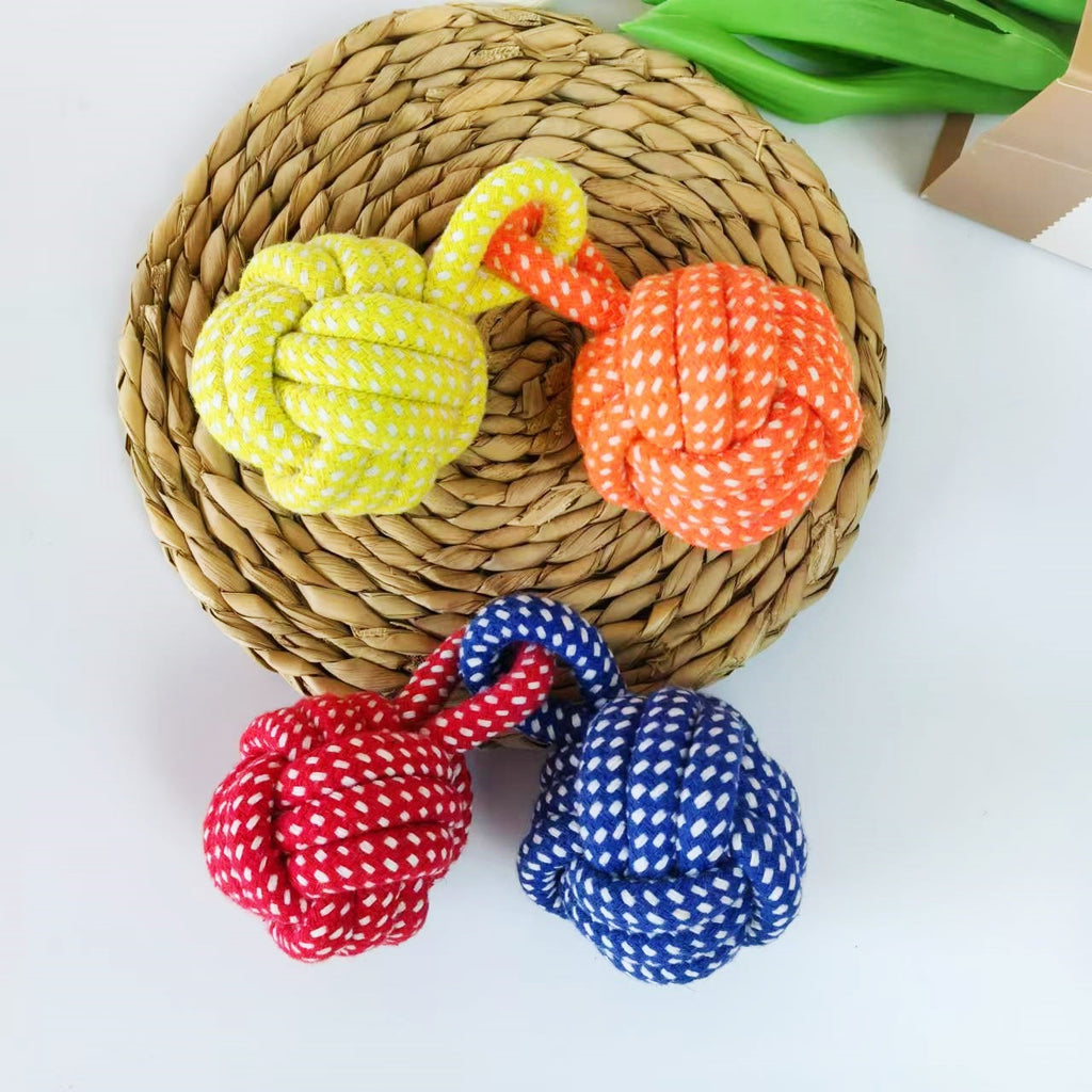 Pet Toy Dog Knot Toy Animal Shape Teeth Gnawing Rope Pomeranian Interactive Pull Tug of War Dog Toy