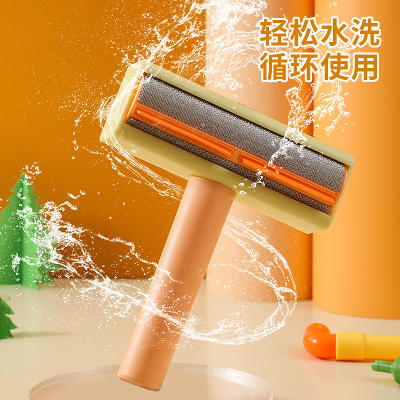 T pet hair remover clothes sofa hair removal brush hair remover two-way hair removal pet cat hair dog hair scraper